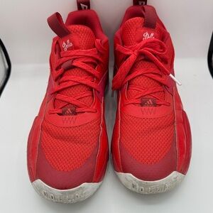 adidas mens Red Sneakers